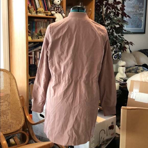 Long Bomber Jacket - M / Pink - Picture 5 of 8